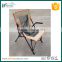 Luxury good quality folding steel camping chair