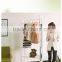 elegant wooden coat hanger stand