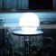 Hot sale! Solar powered system waterproof plastic led ball with 16 colors change can charging under the water