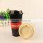 Custom Printing Reusable Starbucks Plastic Coffee Cup with Lid