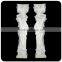 Garden decoration hot sale stone carvings and sculpture column with woman statue sculpture