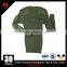 Military Olive Green cardigan sweater for men with Wool pullove