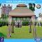 modern large canopy garden metal gazebo side curtains for multi-users Hard Top Sun Shelter