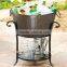 Party Ice Bucket With Stand Beverage Holder Tub