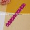 Colorful straight shape disposable finger nail file in beauty salon
