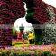 Artificial plant wall for outdoor decorative plant wall