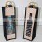 one bottle wine juco laminated juco bag with window/juco wine bag wholesale