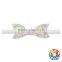 Baby Girls Flashing Bow Headband Sequin Bow Headbands For Young Girl With Elastic Band Boutique Headband Girl