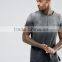 Custom Short Sleeve Crew Neck Raw Hem Exposed Seams Men's 100% Cotton 180gsm Soft Jersey Anti Shrink Casual Blank T-Shirt