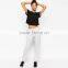 Womens new fashion casual grey jogger sweatpants blank
