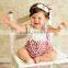 Factory cheaper wholesale colorful baby boutique lace romper kids clothing wholesale 2015 baby petti rompers