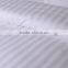 100% cotton stripe satin twin size flat hotel bedding sets
