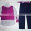 high quality colourful summer children clothing sets