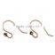 Copper Earring Hooks Antique Copper W/Beads 23mm x 18mm,5Pairs