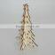 Fancy Cutomized Christmas Tree Decoration Laser Cut 3D Wood Craft