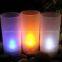 Yellow Flameless Tall Tea Light Candle Holder