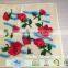 2016 new fashion cheap price rose printed warp knitting miscrofiber hand towels
