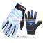 wavy black yellow touch screen cycling outdoors training gloves/ unisex at 6 color cylcing motor full finger gloves