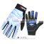 sky blue touch screen cycling outdoors training gloves/ unisex at 6 color cylcing motor full finger gloves