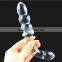 20.5cm Double glass dildos for women anal beads Anal plug Sex Toys Prostate Massager yapay penis