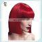 Cheap Short Bob Red Synthetic Carnival Party Wigs HPC-0036