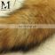 Natural Big Fox Fur Tail Keychain Luxury Fox Tail Fur Accessory