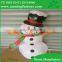 Hot inflatable christmas snowman with LED light for festival outdoor decoration