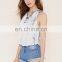 Summer's Exclusive Sexy Looking Girls Rayon Tie & Dye Top With Hand Work