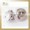 One hole cloth button for coat