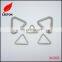 Factory custom metal bag triangle belt buckle