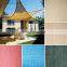 Beige Sun shade sails with strong white rope for garden, carpark