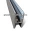 Extruded aluminium profile for sliding door and window anodized silver mid rail H bar