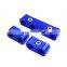 Car refitting parts Aluminum Engine Spark Plug Wire Separator Divider Organizer Clamp Kit 3Pcs