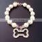 High quality cute VIP pet collar cat and dog necklace with bone pendant