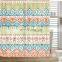 i@home home goods colorful geometric china polyester water resistant luxury boho shower curtain