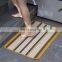 Kitchen and bathroom use anti slip rug cotton woven hallway stair rug mat washable