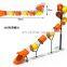 China factory amusement park outdoor stainless steel slide