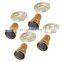 2M Solar Powered Wine Bottle Cork Shaped LED Copper Wire String Outdoor Light Garland Lights Festival Outdoor Fairy Light