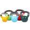 Fitness Equipment Cast Iron Coated Competition Colorful Kettlebell Set Use For Gym Home