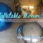 Wholesale 2m Large Outdoor Vintage Gazing Floating Dpot Light PVC Gold Cheap Inflatable Floating Water Disco Mirror Ball