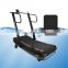 Exercise machine life long self-powered non-motorized curved manual treadmill new design slim gym use running machine