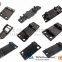 Rail tie plates for metro/subway rail fastening
