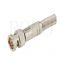 Waterproof 75/50 Ohm BNC RF Coxial Connector for Coaxial Cable