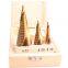 Titanium Step Drill Bit (Total 15 Step Sizes) , Unibit Cone Drill, 4 to 32mm