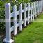 Hot sale Modern design high strength white steel lining pvc coated garden fence for grass flower tree lawn