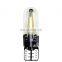 Newest W5w Led T10 Cob Glass Car Light Led Filament Light Auto Automobiles Reading Dome Bulb Lamp Car Styling 12V W5w