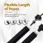Adjustable Length Steel Ropes with Ball Bearings Metal Handles Skipping Jump Rope for Home Gym Crossfit Workouts