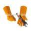 High quality and cheap leather industrial welding gloves and protective gloves