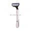 Wholesale Price Triple Blade Razor Stainless Steel Shaving Disposable Razor
