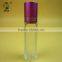 8ml glass bottle with glass roll ball and aluminum cap for lip oil